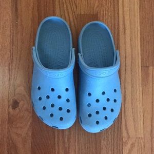 Light Blue Women’s Crocs Size 9